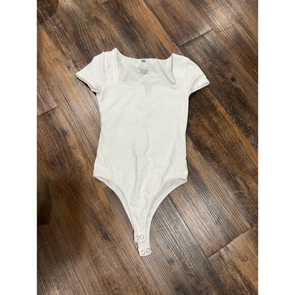 Target Women's White Bodysuit - Picture 1 of 4